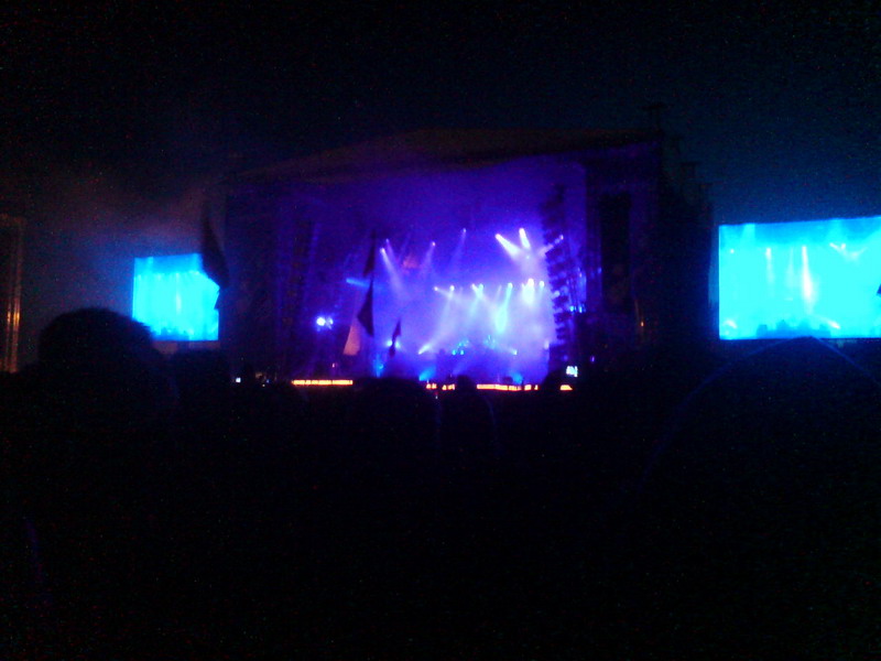 Judas Priest på Festival-Stage.
<br />Fyra V-Dosc häng