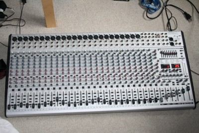 Bild på mixerbordet