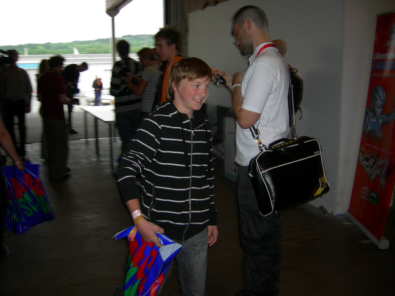 Första deltagaren på Dreamhack