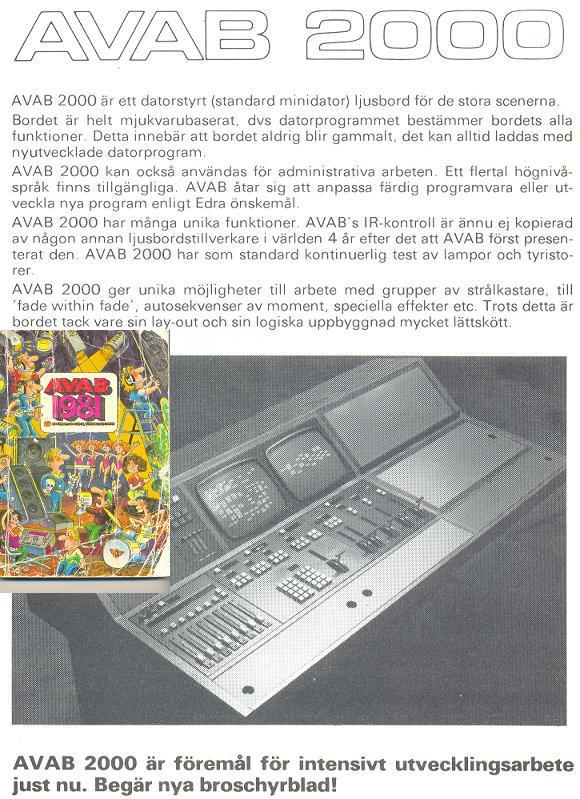 från AVAB katalogen från 81